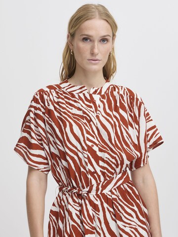 ICHI - Jumpsuit ' IHYARDEEN ' en rojo
