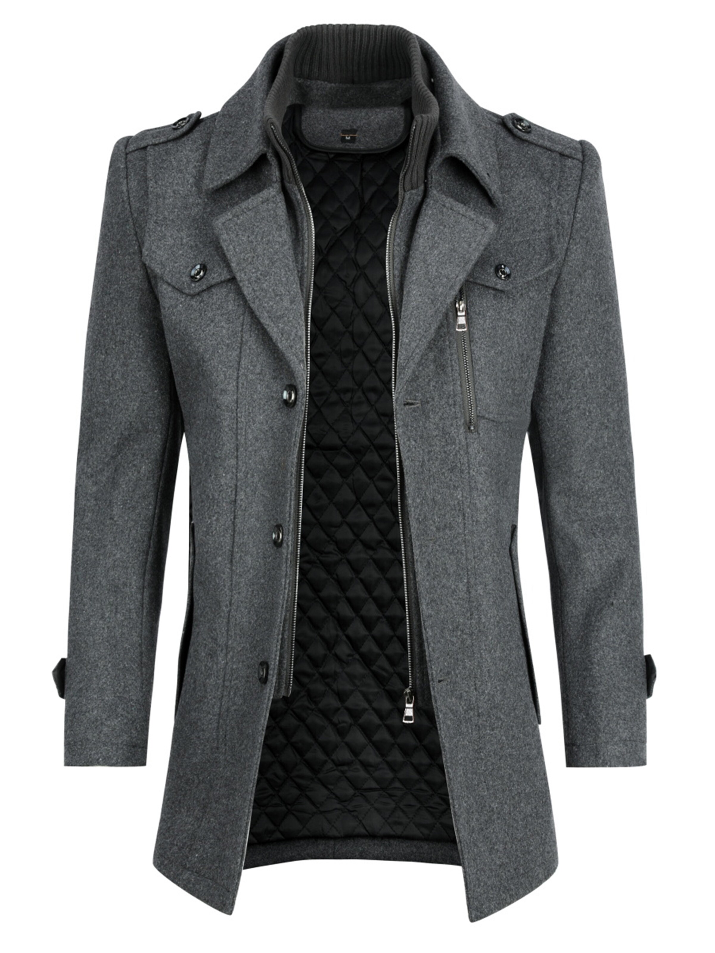 Youthup Winter Coat in Grey