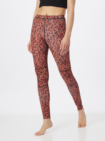 Skinny Pantalon de sport BILLABONG en mélange de couleurs : devant