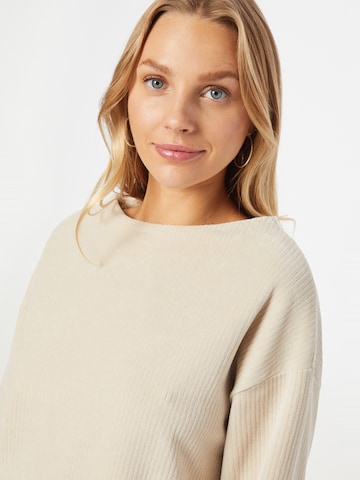 TOM TAILOR Sweatshirt in Beige