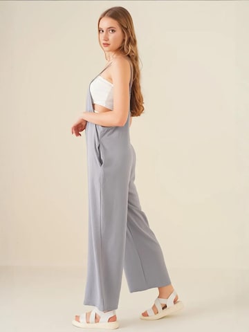 BigdartWide Leg/ Široke nogavice Kombinezon - siva boja