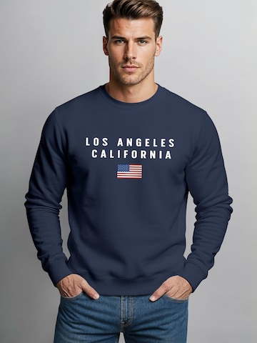 Neverless Sweatshirt 'California' in Blue