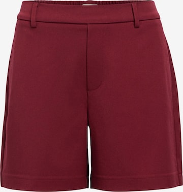 Pantalon 'OBJLisa' OBJECT en rouge : devant