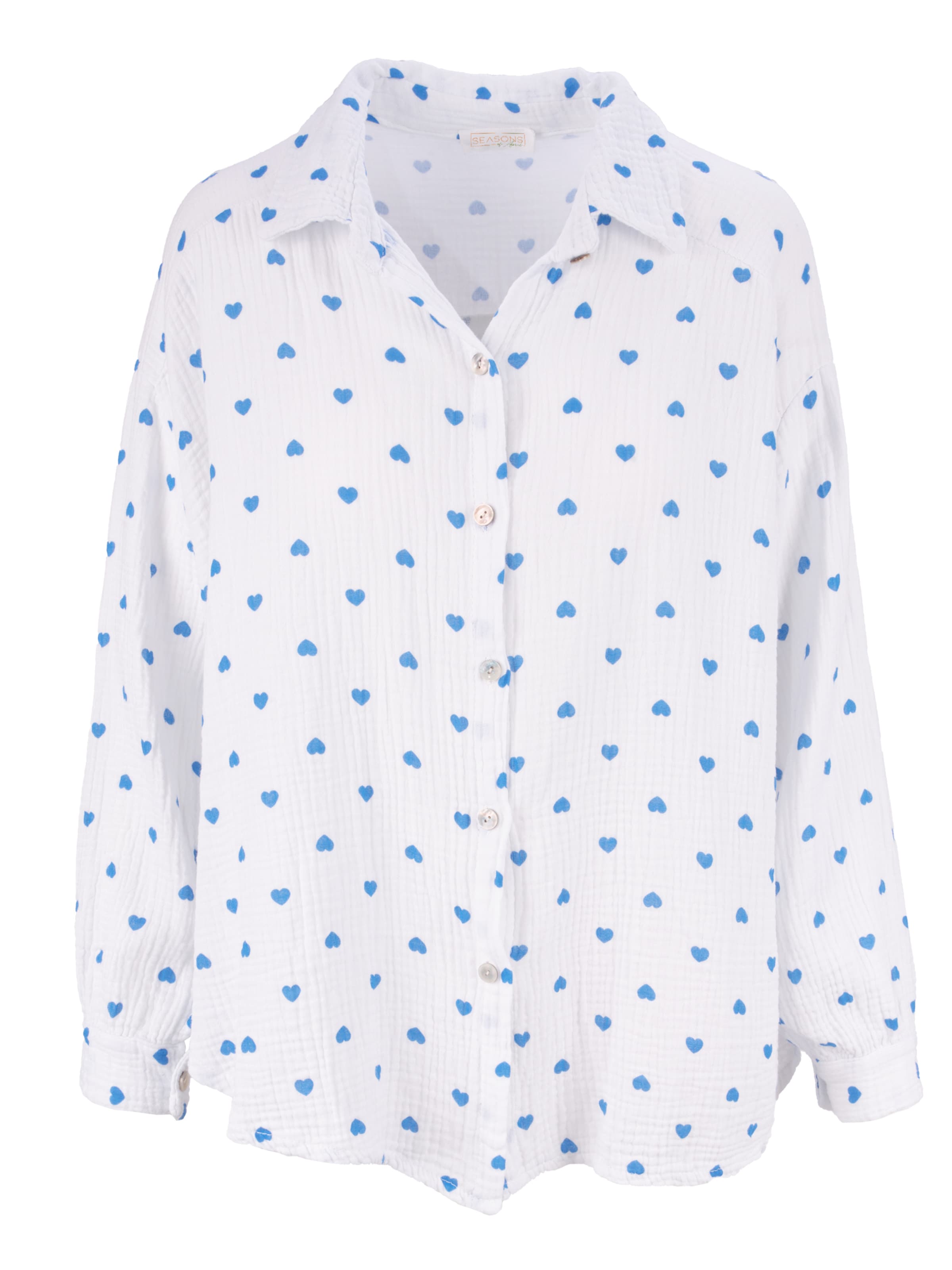 Seasons of April Blouse 'Liya' in Wit: voorkant