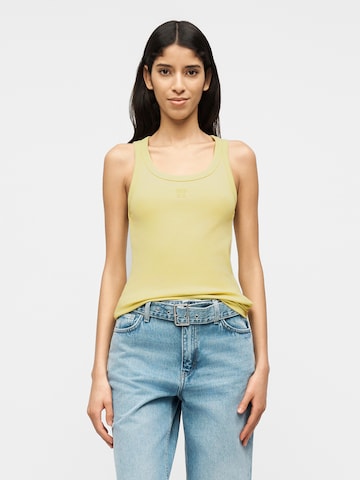 HUGO Top 'Datamia' in Yellow: front