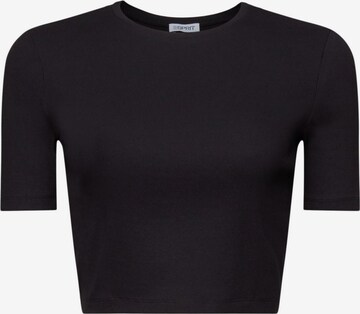 T-shirt ESPRIT en noir : devant