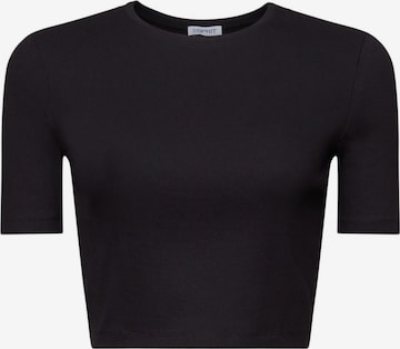 T-shirt ESPRIT en noir : devant