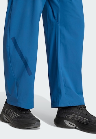 ADIDAS SPORTSWEAR Loose fit Sports trousers 'Z.N.E.' in Blue