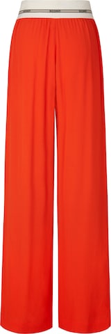 BOGNER Wide leg Pleat-Front Pants 'Jacky' in Red