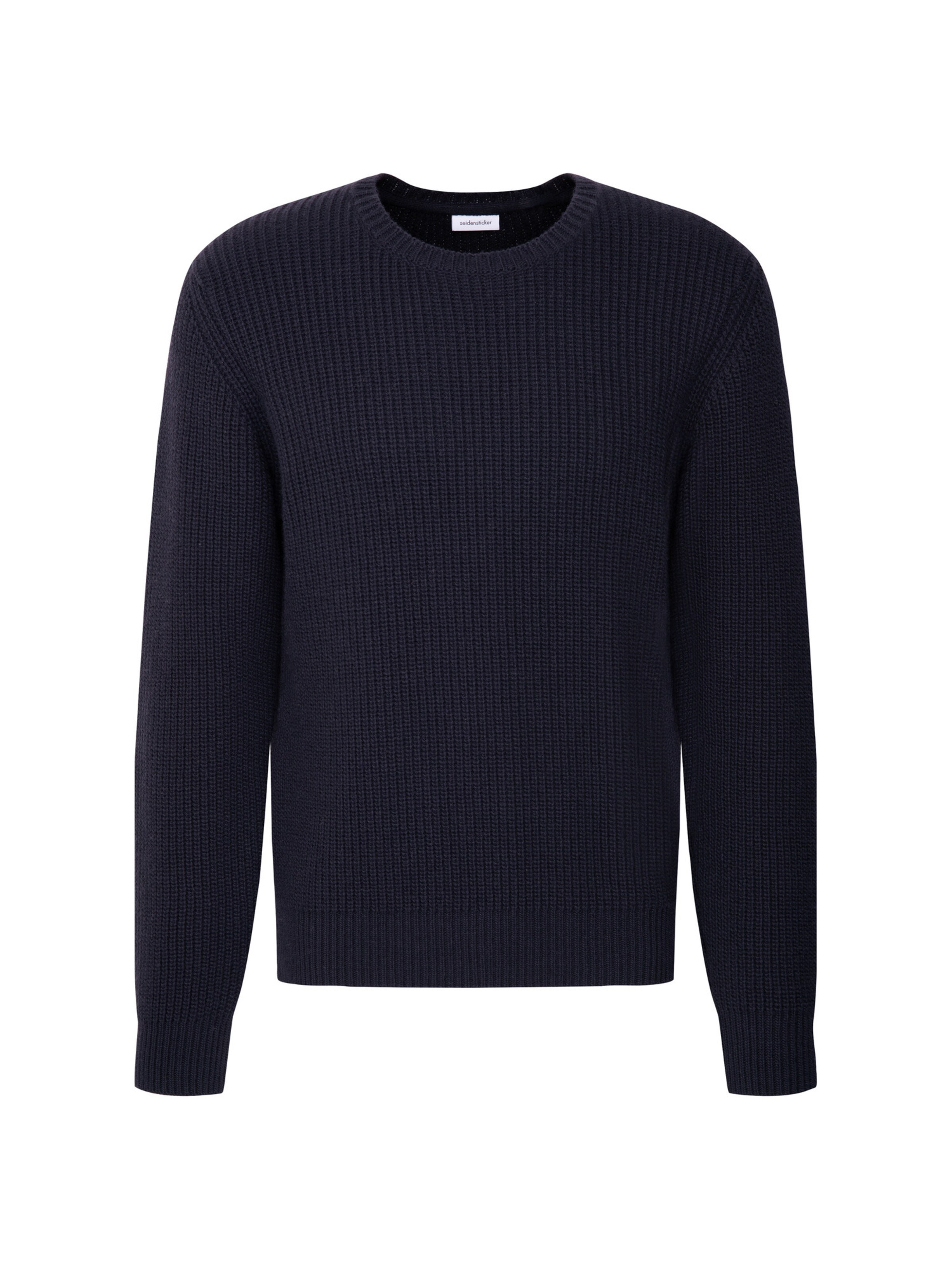 Pull-over 'Schwarze Rose' SEIDENSTICKER en bleu : devant