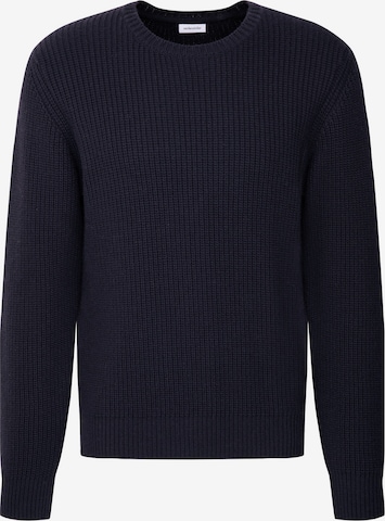 Pull-over 'Schwarze Rose' SEIDENSTICKER en bleu : devant