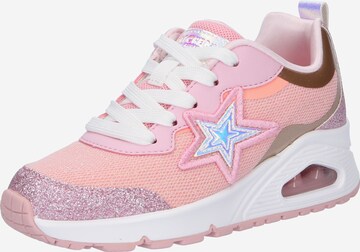 rožinė SKECHERS Sportbačiai 'UNO - STARRY VIBE': priekis