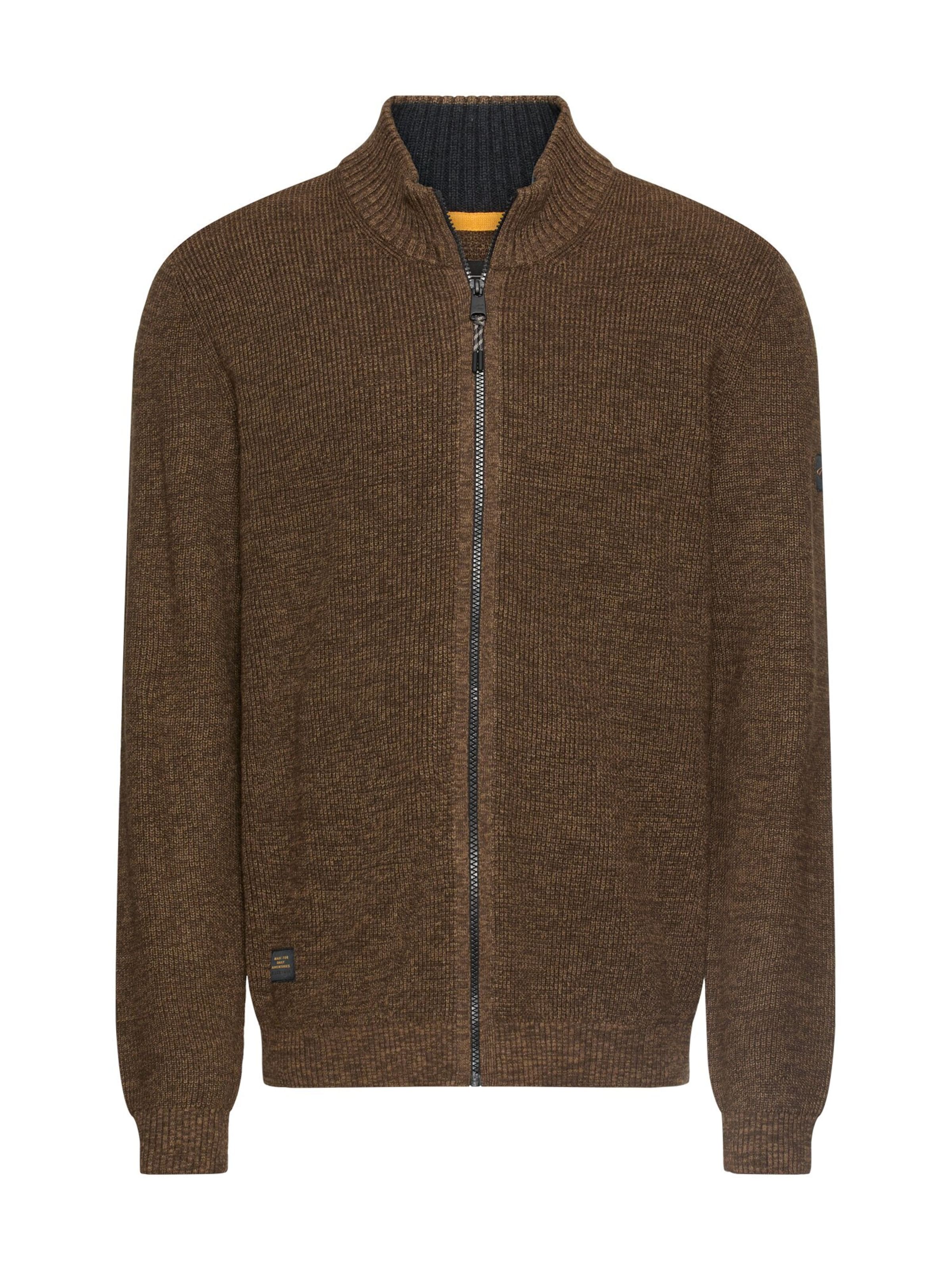 CAMEL ACTIVE Strickjacke in Braun: Vorderseite