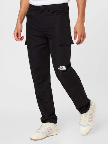 THE NORTH FACE - Regular Calças cargo 'HORIZON' em preto: frente