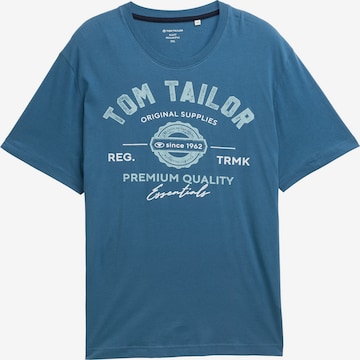TOM TAILOR Men + Shirt in Blauw: voorkant