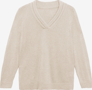 SHEEGO Pullover in Beige: predná strana