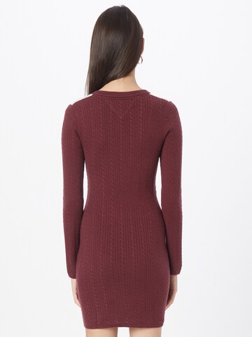 Tommy Jeans Knitted dress in Red