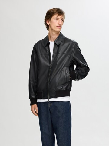 SELECTED HOMME Between-season jacket 'SLHDEON' in Black