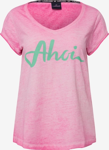 LAURASØN Shirt in Pink: front
