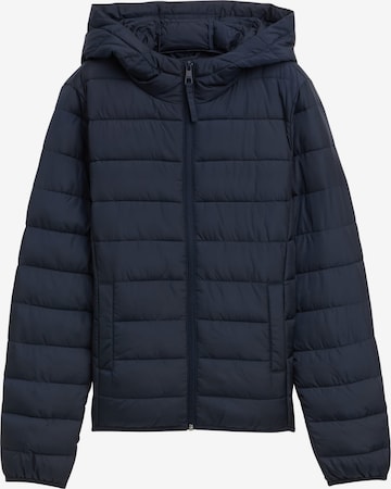 TOM TAILOR DENIM Tussenjas in Blauw: voorkant