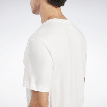 T-Shirt fonctionnel Reebok en blanc
