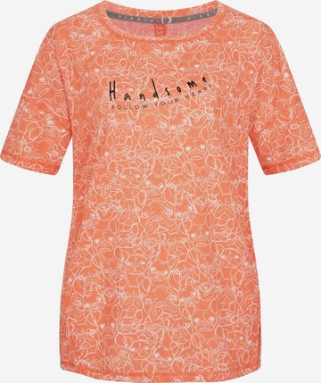 ViertelMond T-Shirt 'Resa' in Orange: predná strana