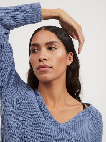 VILA Sweater in Blue