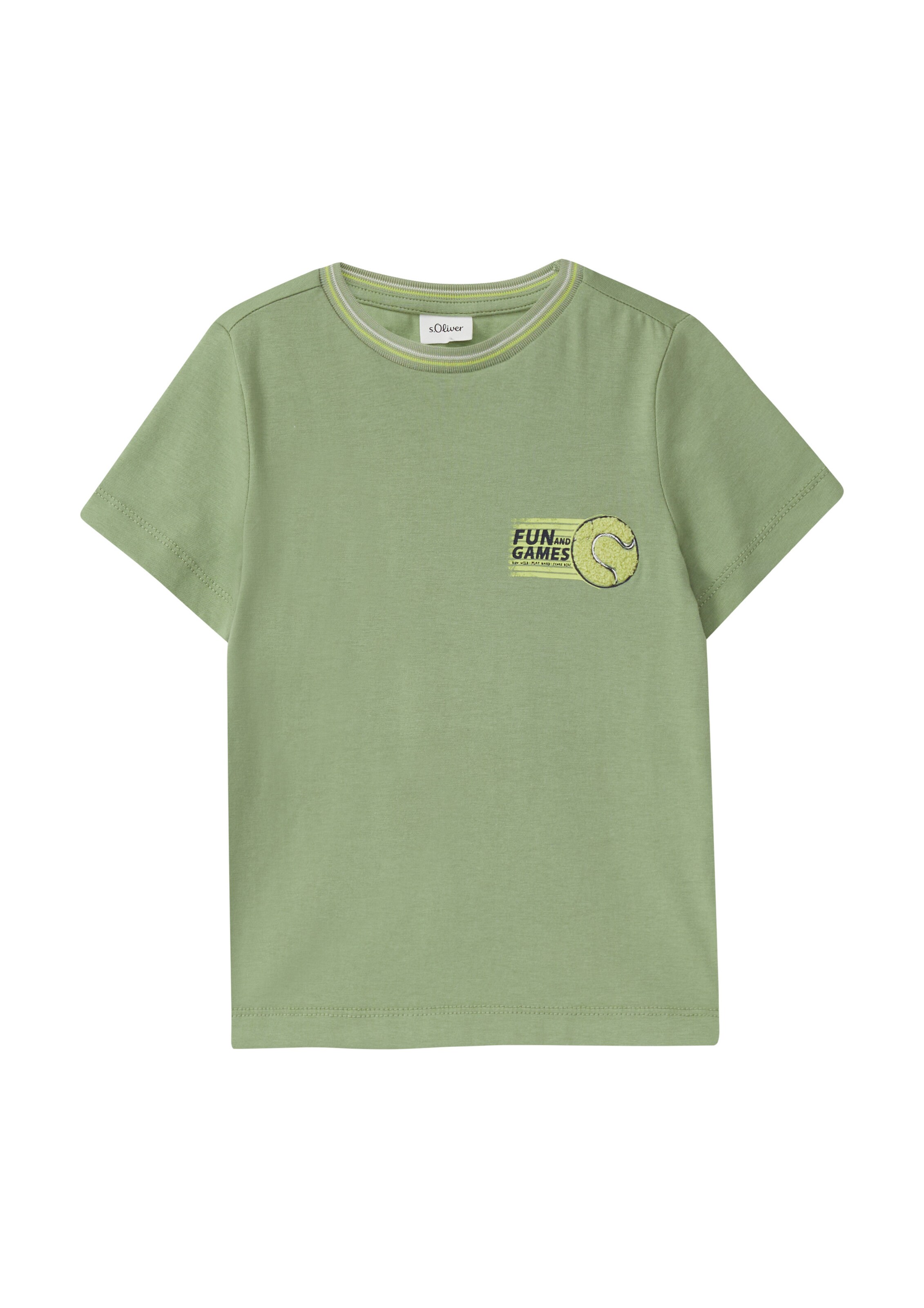T-Shirt s.Oliver en vert : devant