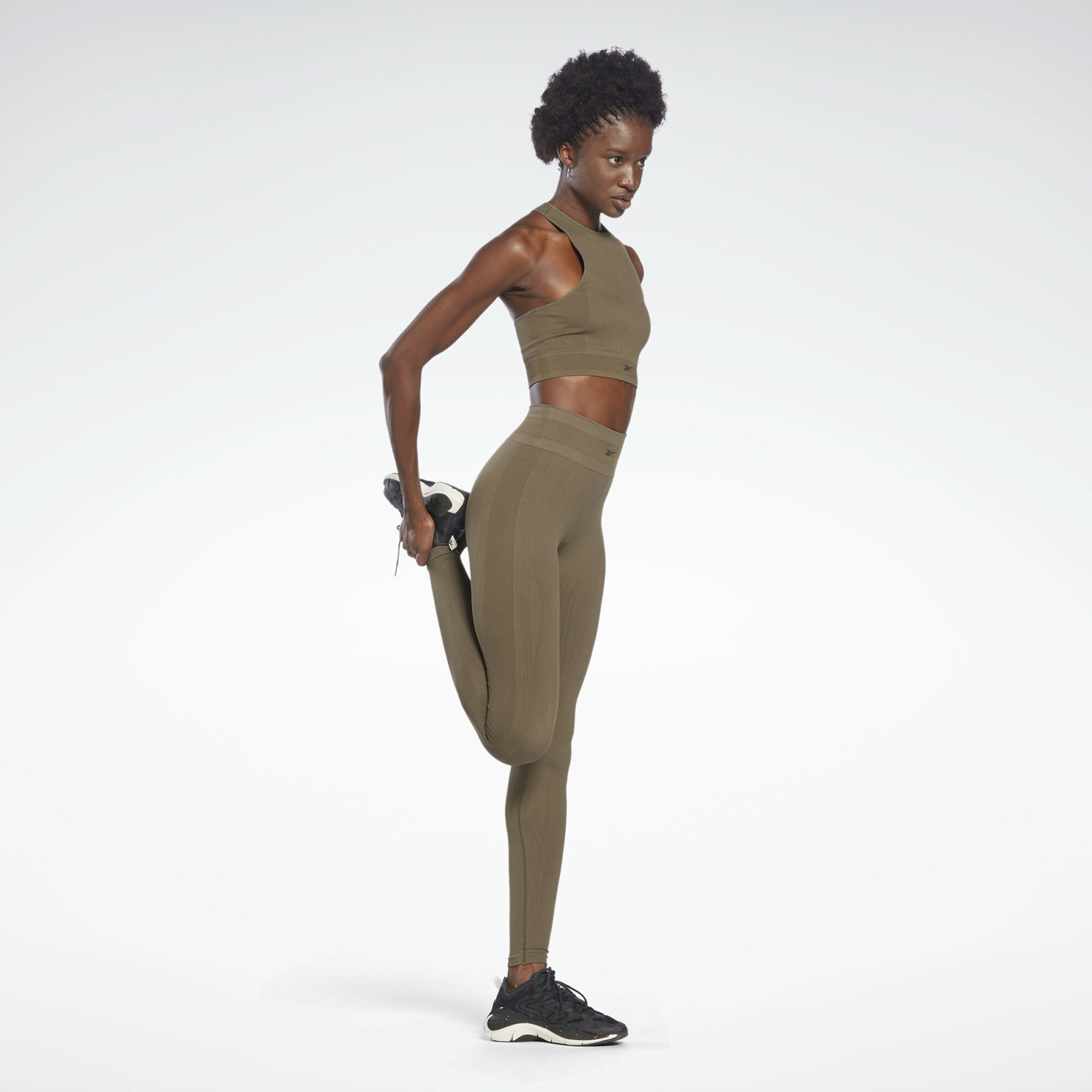 Reebok Sport Sporttop in Oliv Reebok Sport Sporttop in Oliv
