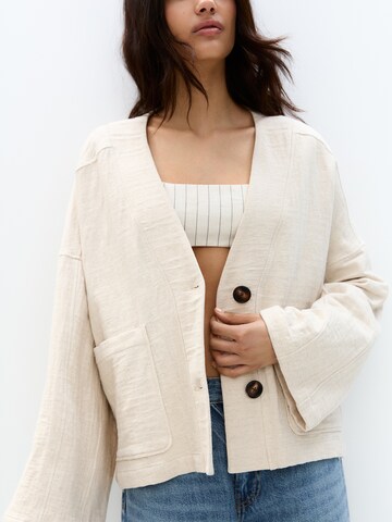 Pull&Bear Jacke in Beige