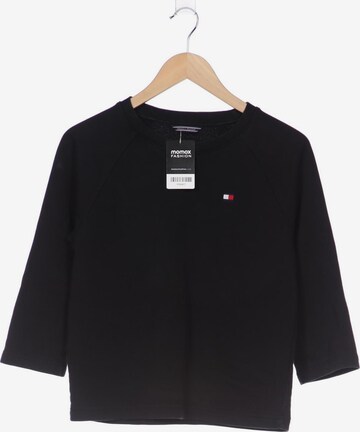 TOMMY HILFIGER Sweatshirt & Zip-Up Hoodie in XS in Black: front
