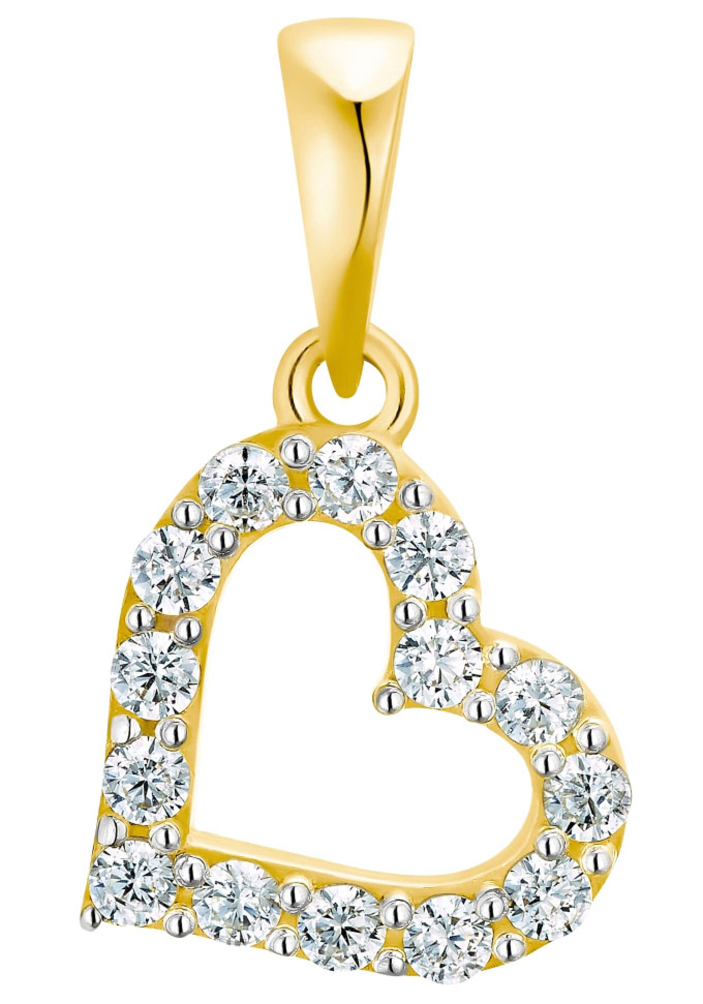 AMOR Anhänger in Gold: Vorderseite