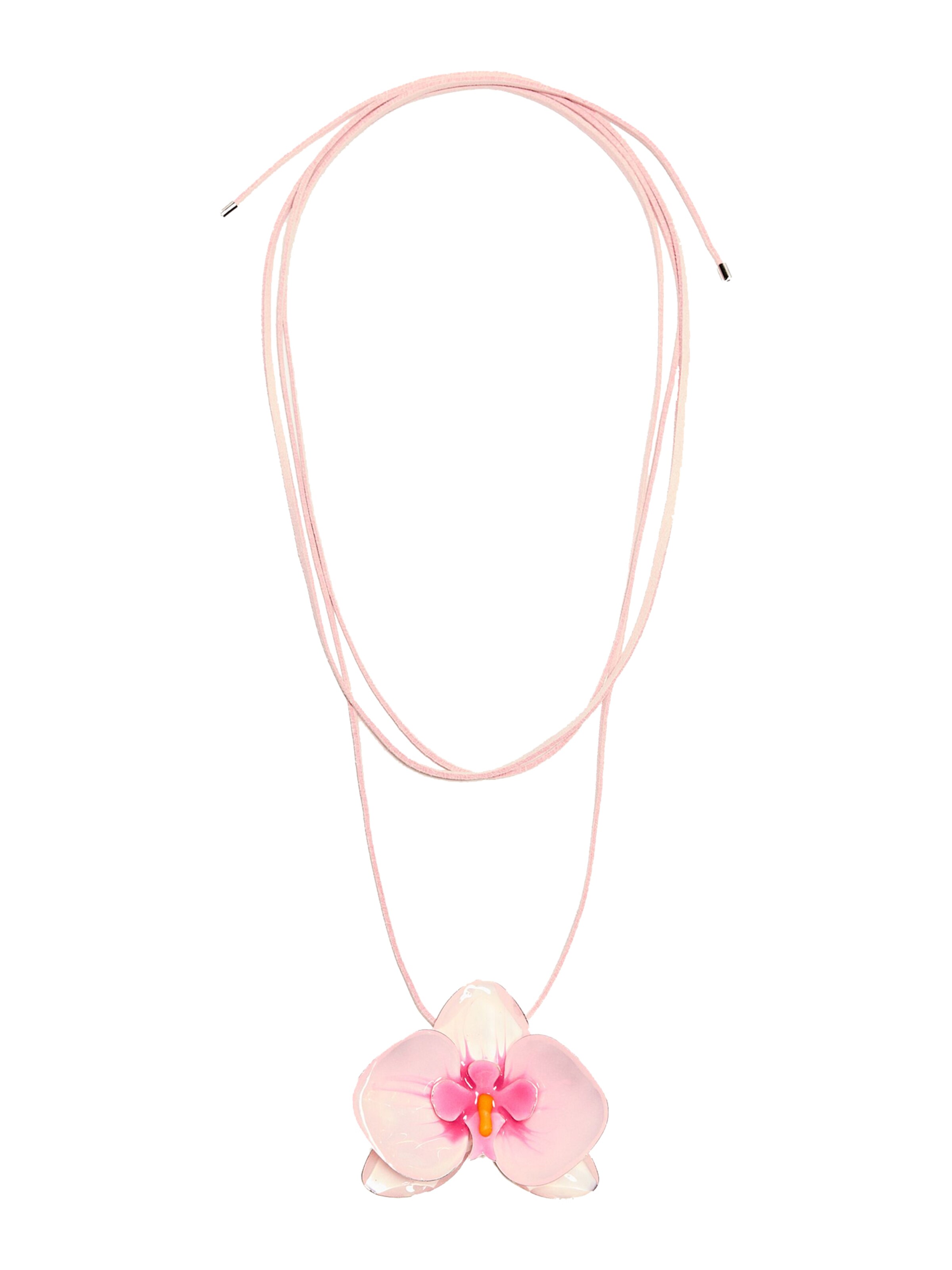 Collana di Bershka in rosa: frontale