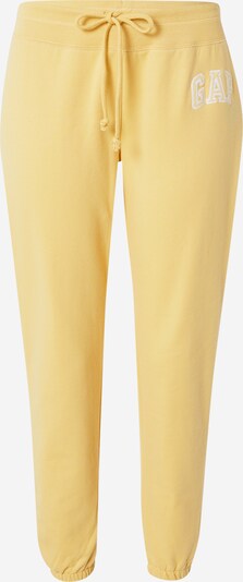 GAP Pantalon en jaune / blanc, Vue avec produit
