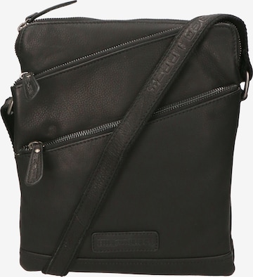 HILL BURRY Crossbody Bag in Black: front