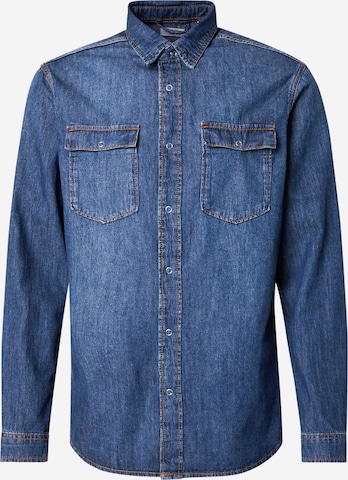 JJ Rebel Regular fit Πουκάμισο 'AUSTIN' σε μπλε: μπροστά