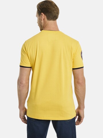 Jan Vanderstorm T-Shirt ' Sölve ' in Gelb