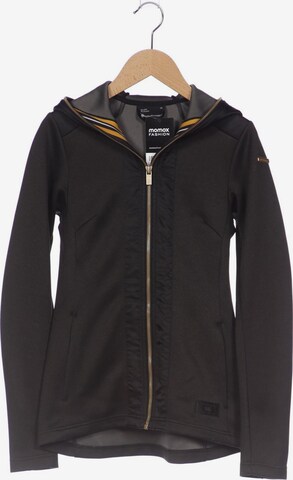 PEAK PERFORMANCE Sweatshirt & Zip-Up Hoodie in XS in Black: front