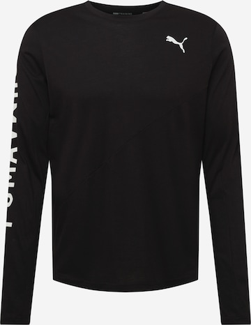 T-Shirt fonctionnel PUMA en noir : devant