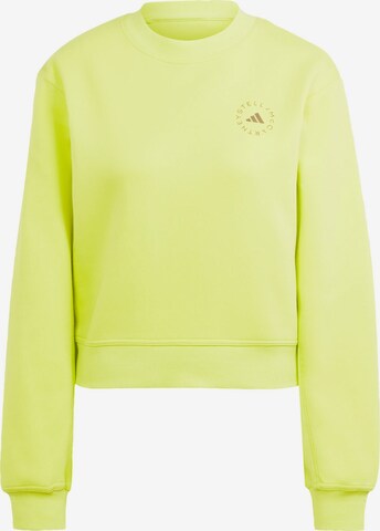 ADIDAS BY STELLA MCCARTNEY Athletic Sweatshirt in Yellow: front