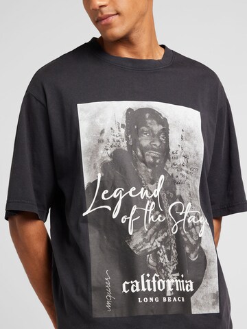Only & Sons Shirt 'CELEBRITY RAP' in Zwart