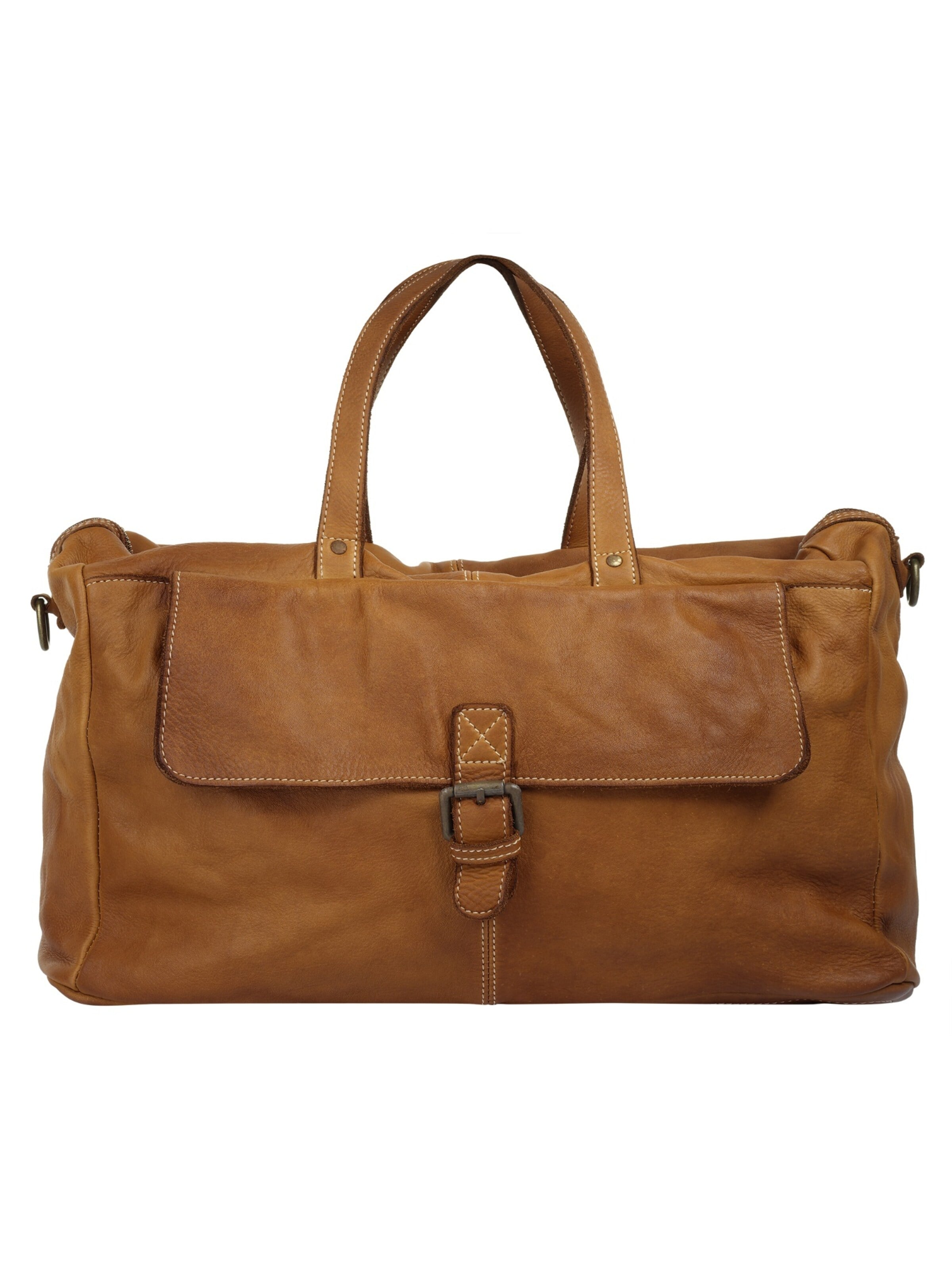 Sac de voyage Cluty en marron : devant