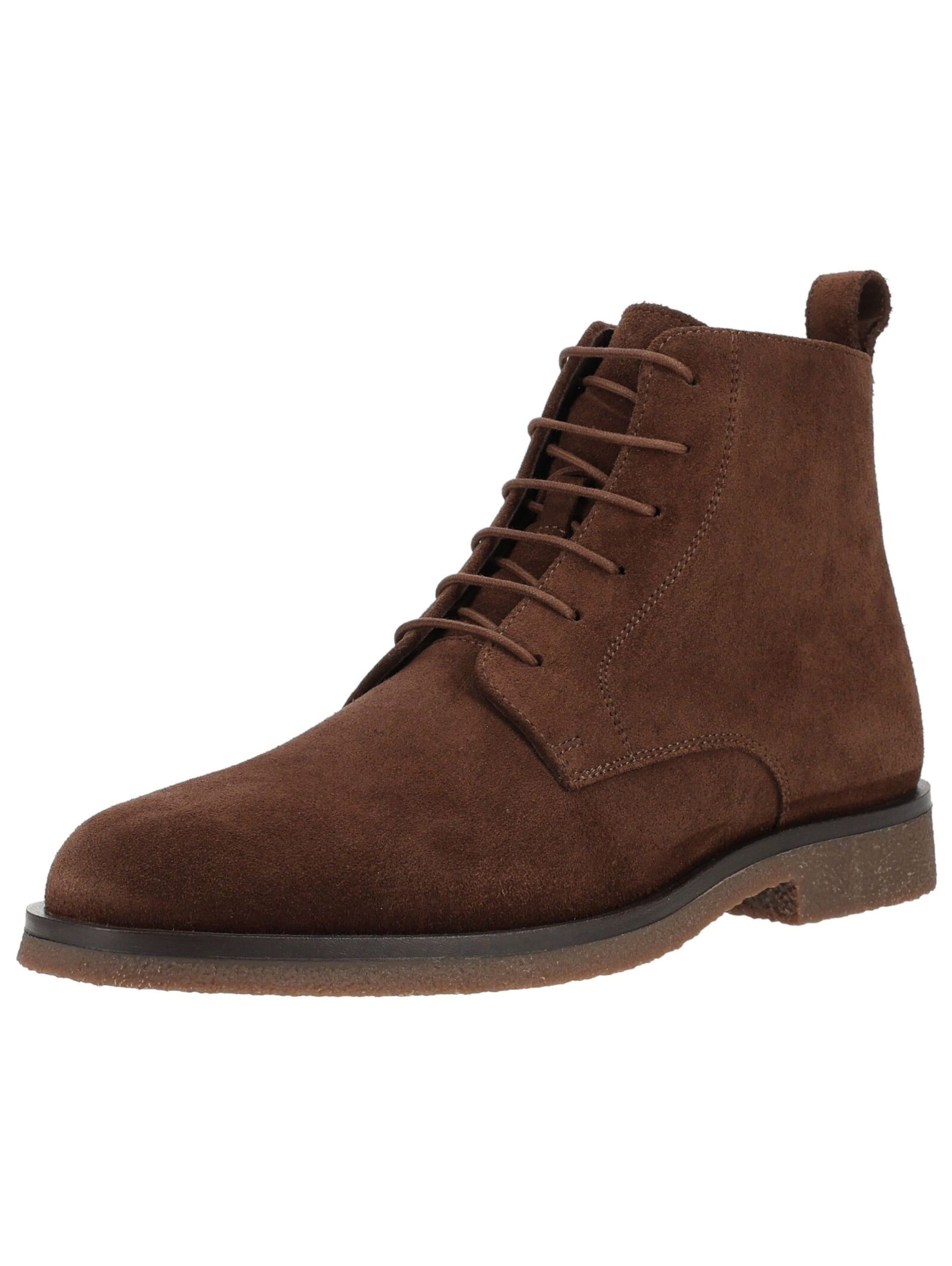 Bottes à lacets GEOX en marron : devant