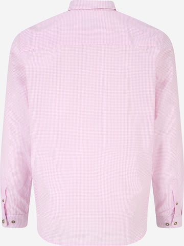 STOCKERPOINT Regular fit Button Up Shirt 'Ralf' in Pink