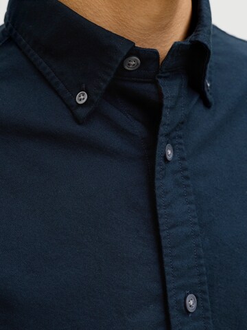 JACK & JONES Regular Fit Hemd 'JPRBLUHARVEY' in Blau