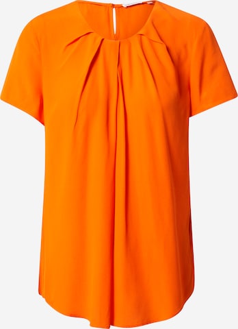 Bluză 'Schwarze Rose' de la SEIDENSTICKER pe portocaliu: față