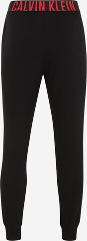 Calvin Klein Underwear Avsmalnet Pyjamasbukse i svart