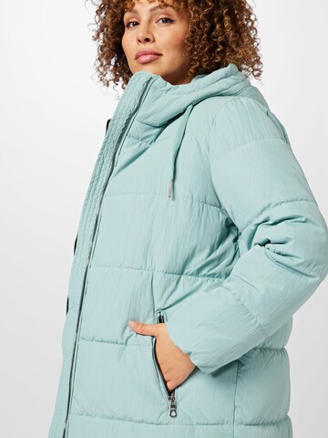 ONLY Carmakoma Winter Coat 'Dolly' in Green