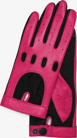 KESSLER Full Finger Gloves 'Mia Driver' in Pink: front