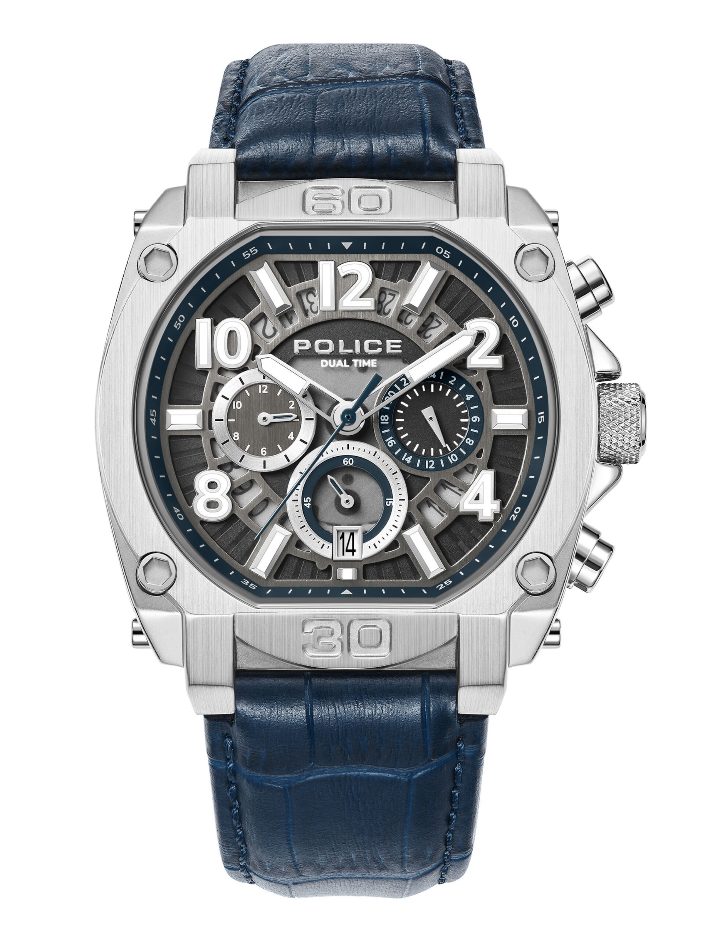 POLICE Analog watch 'Norwood' in Blue: front